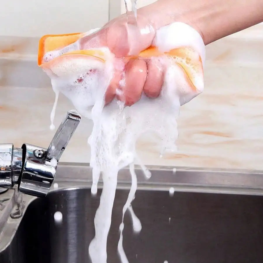 Kitchen Dishwashing Cloth Thickened Cleaning Wipes Without Damaging Qme