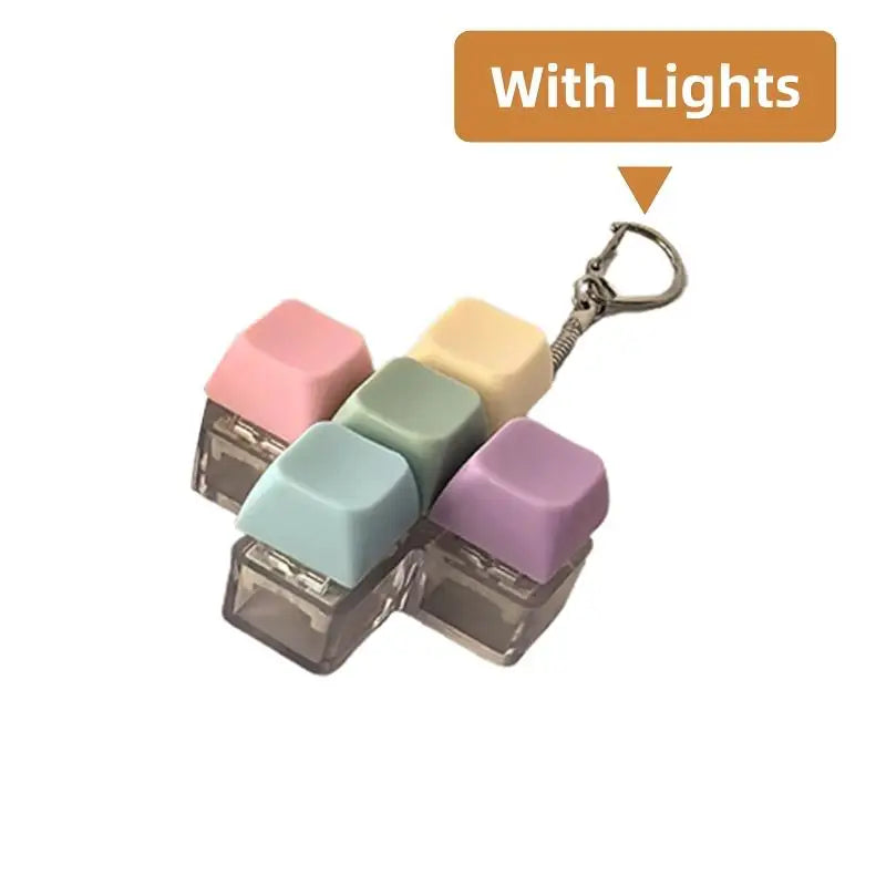 LED Light-up Decompression 9 Keyboard Key Toy Adults Antistress Toys Qme A4
