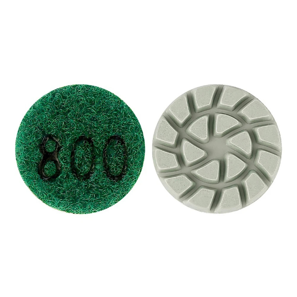1pcs 1 Inch Polishing Pad Wet Dry Buffer Grinding Disc For Marble Granite Concrete Power Tools Accessories Qme 800 Grit