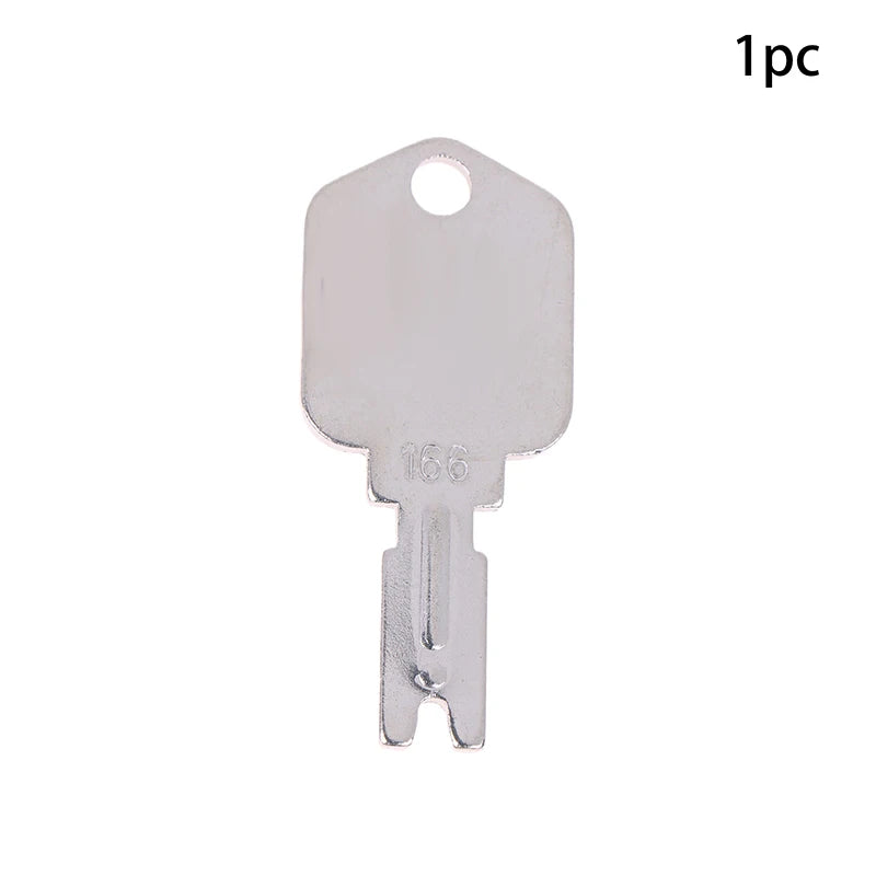 1/3/5Pcs For 166 186304 Forklift Key For Heavy Duty Equipment Keys For Excavator Dozer Loader Backhoe Starter A214062 5133504 Qme 1Pc