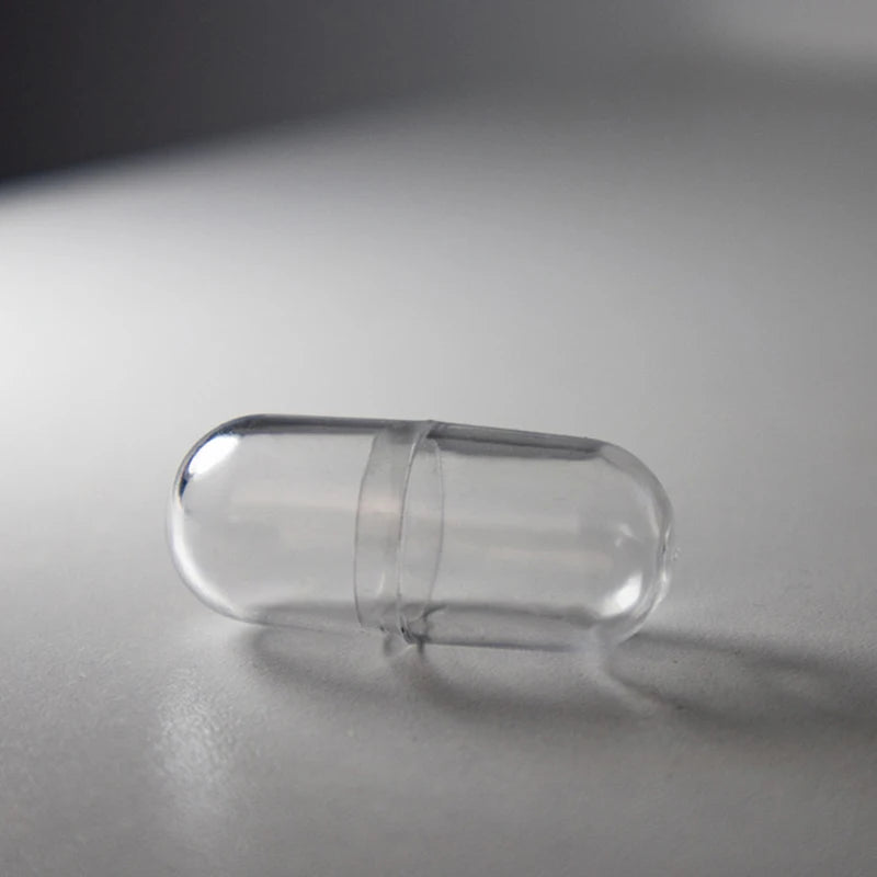 Lot Paintball Capsule Organizer Pill Case Mini Empty Plastic Balls Qme