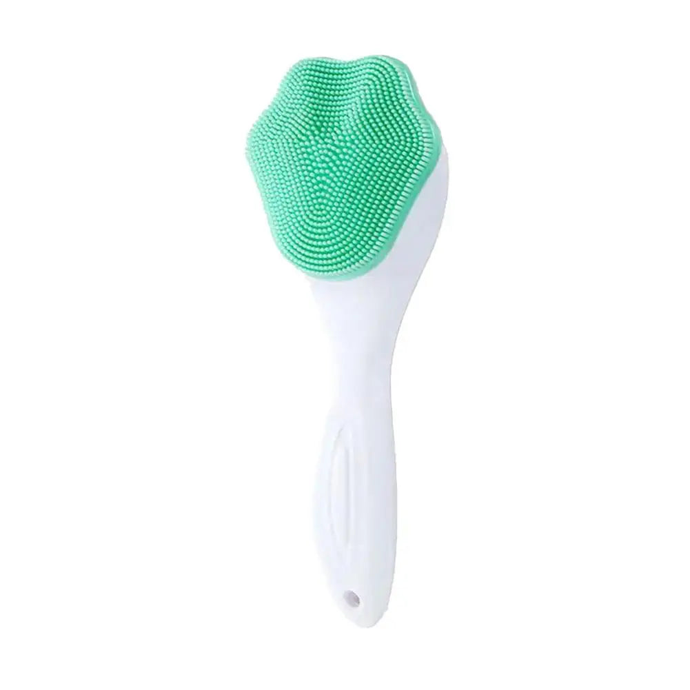 Silicone Face Scrubber Exfoliator Brush Facial Cleansing Blackhead Qme green