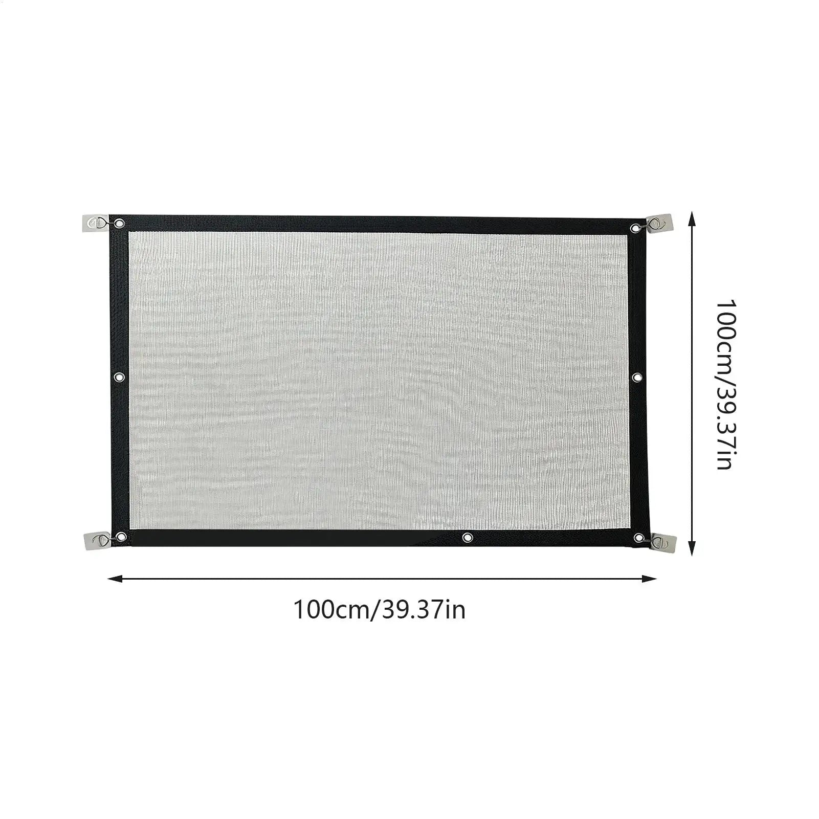Mesh Gate Pets Portable No Drill Folding Safety Fence Guard Indoor Qme