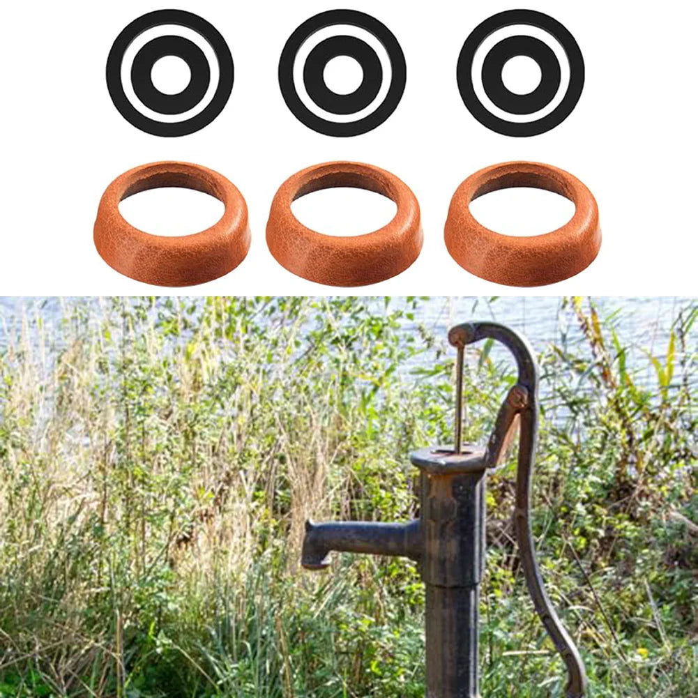 Leather Cuffs Sealing Rings Handle Pump Replacement Parts Garden Hand Qme