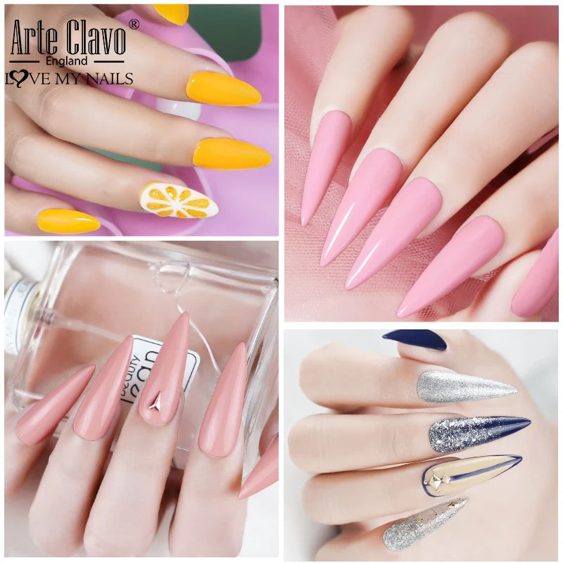 Arte Clavo White Bottle 115 Colors Series Semi-permanent Gel Nail Qme