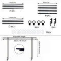 Over The Table Rod Stand With Clamps Adjustable Frame Metal Table Balloon Arch With Clamps For Wedding Birthday Party Halloween Qme A China Mainland