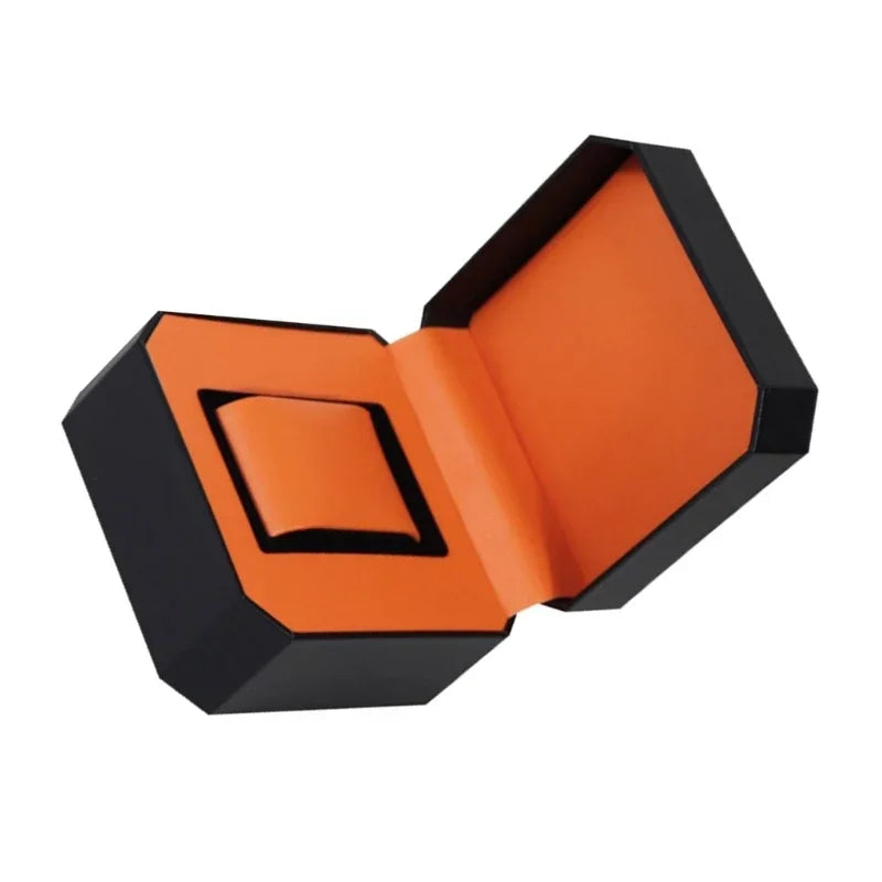 Portable Watch Box PU Leather Watch Case Organizer Storage Holder for Men Women Bracelet Vintage Jewelry Box with Leather Pillow Qme