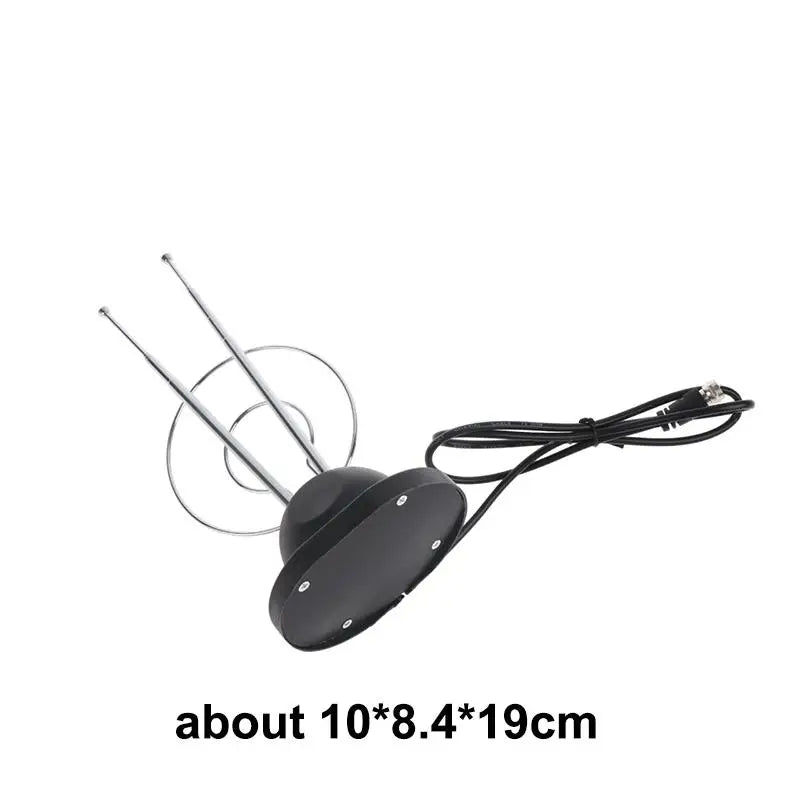 Loop Rabbit Indoor TV Antenna Universal Analog Digital VHF UHF HDTV Qme 1PC