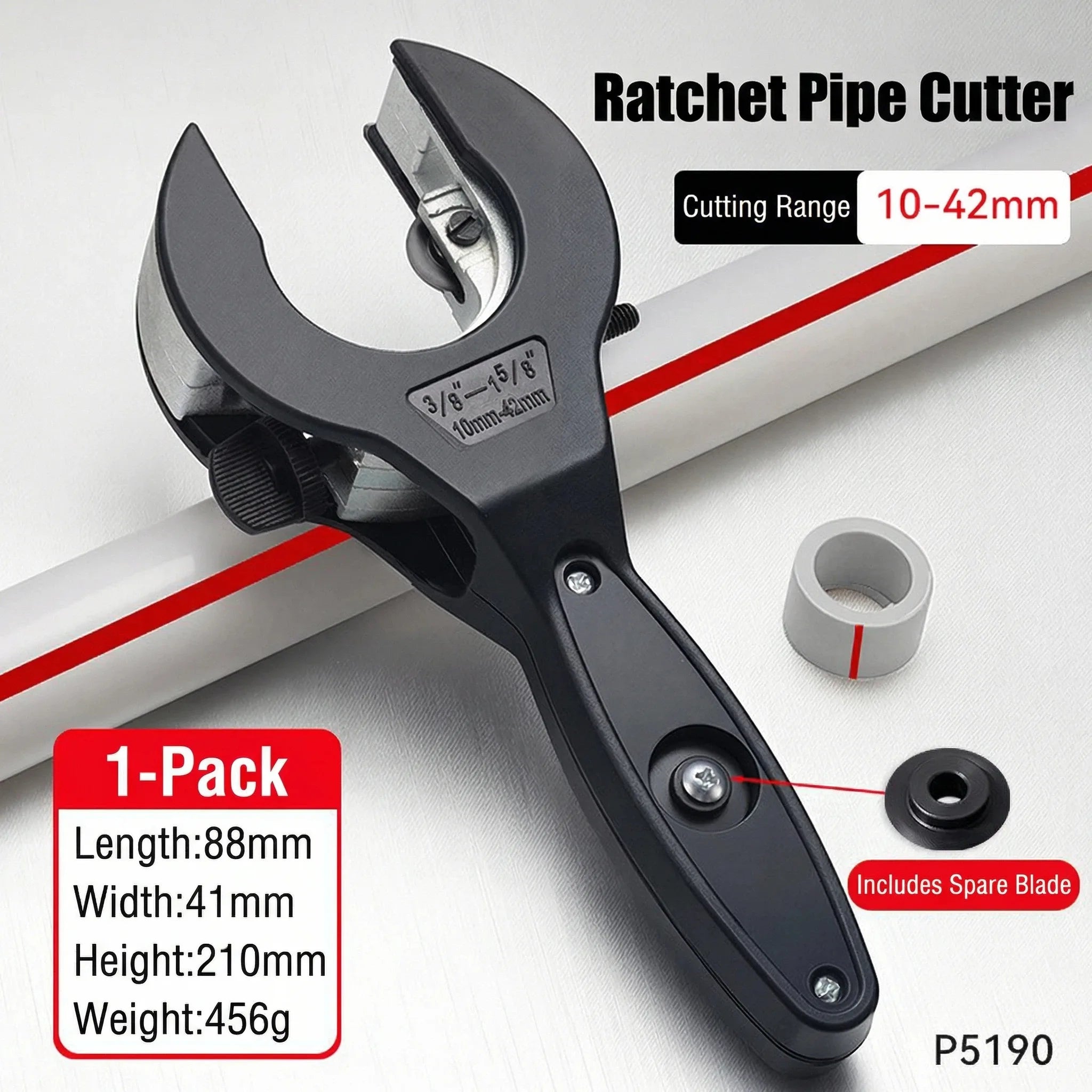 Ratchet Tube Cutter Versatile Hand Tool Copper Aluminum Iron Qme