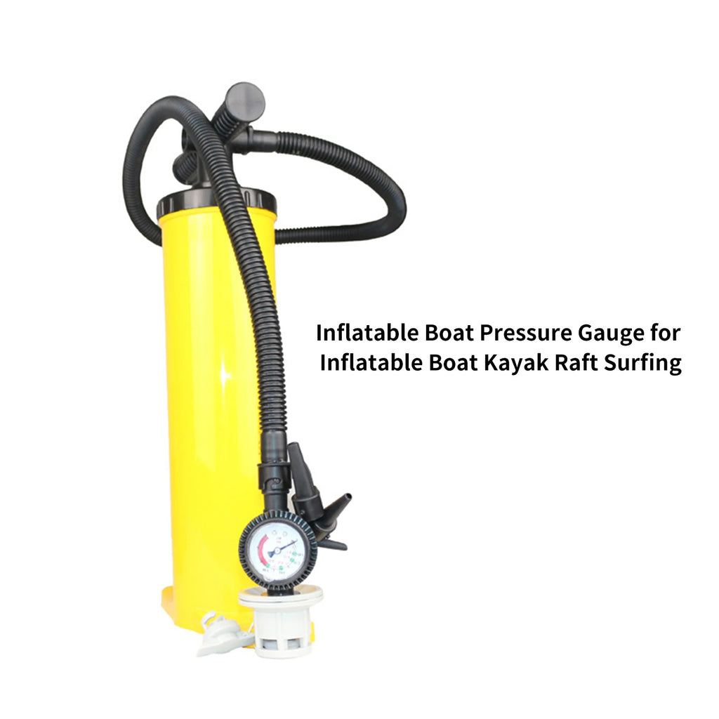 Inflatable Boat Kayak Surfboard Inflatable Pump Pressure Gauge, Pressure Test Gauge, Pressure Gauge Qme YELLOW