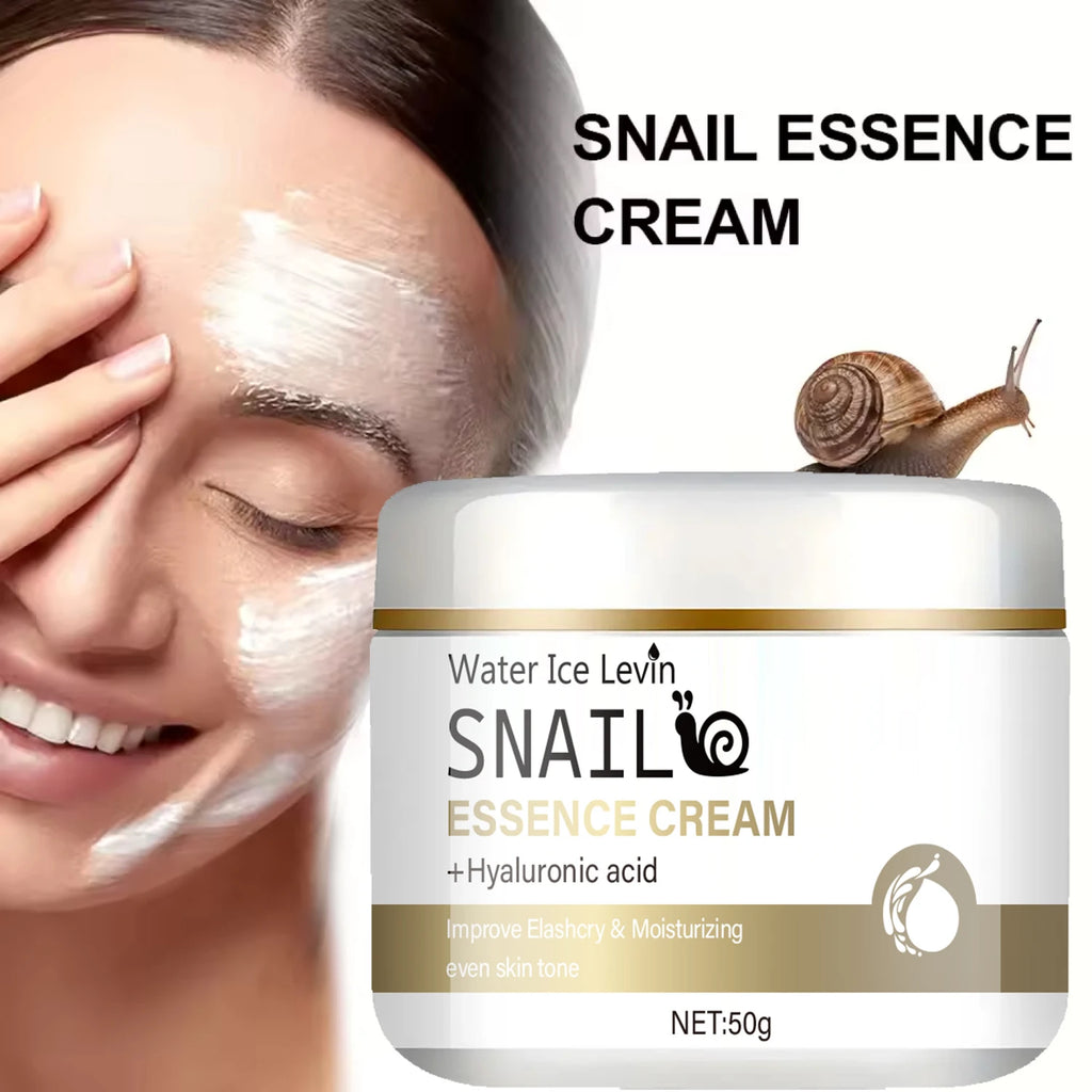 Snail Mucus Moisturizing Cream - Day and Night Cream, Containing Niacinamide, Hyaluronic Acid, and Vitamin E, Suitable for All Skin Types - Firming, Lifting, and Smoothing Skin Care, Suitable for Winter and Autumn Use Qme
