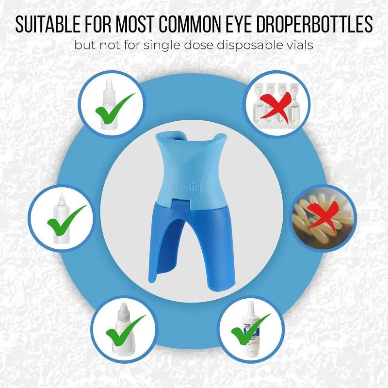 Reusable Eye Drops Artifact Auxiliary Bracket Portable Eye Drops Artifact Auxiliary Bracket Dropper Safety And Hygiene Tools Qme