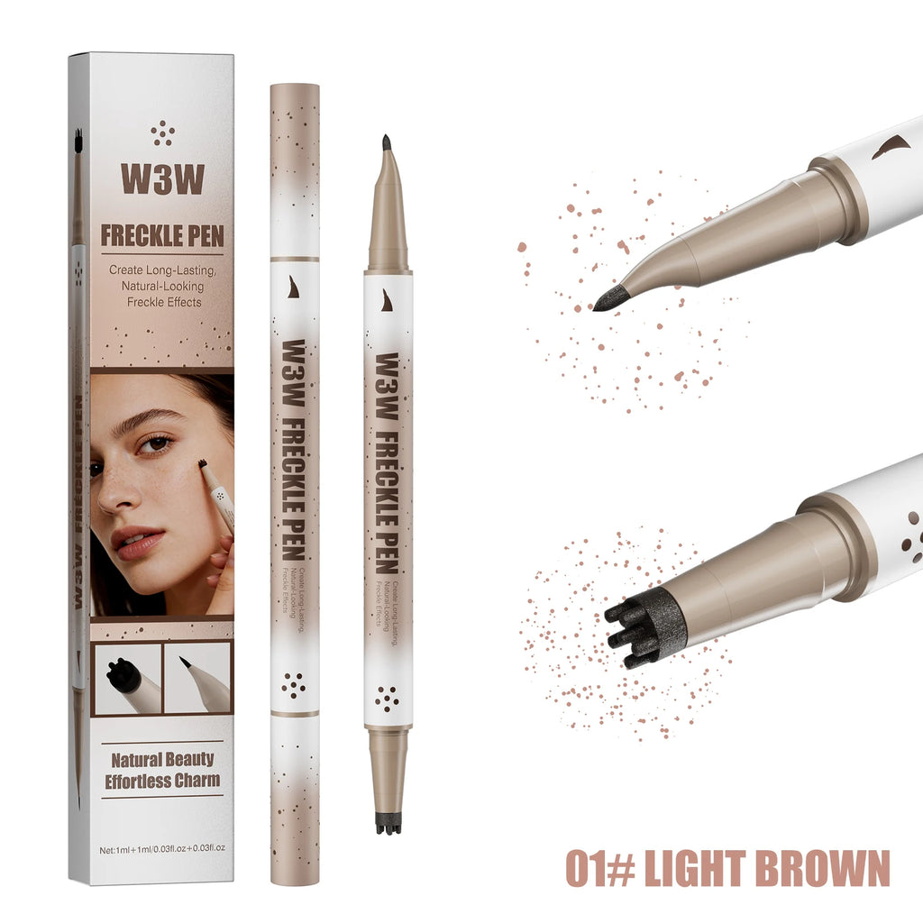 Natural Fake Freckle Stamp Pen Waterproof Sweatproof Quick Dry Long Lasting Easy To Use Beginner Daily Makeup Cosmetics Qme W684-1