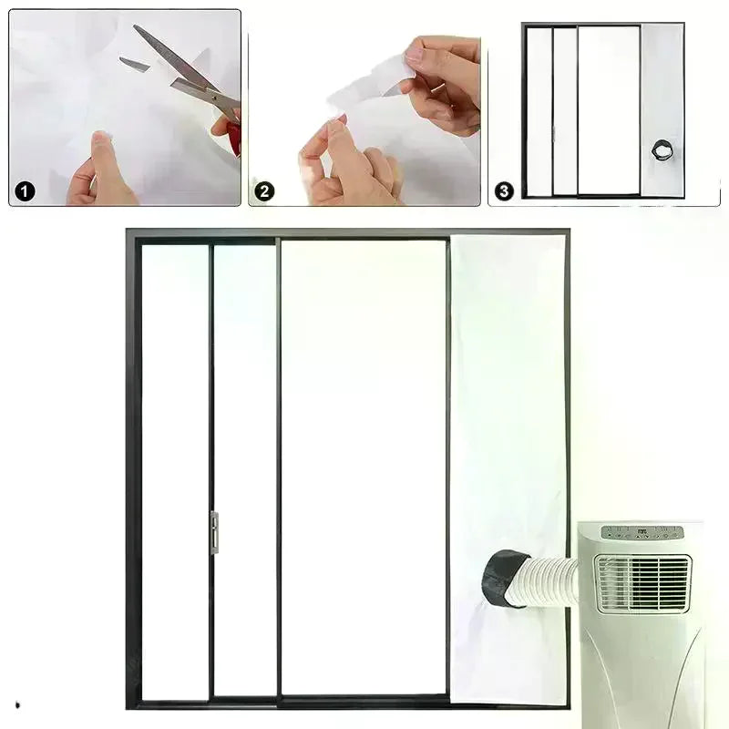 Universal Waterproof Window Seal For Portable Air Conditioner Tilt Tilt Window Adjustable Air Conditioner Accessories Qme