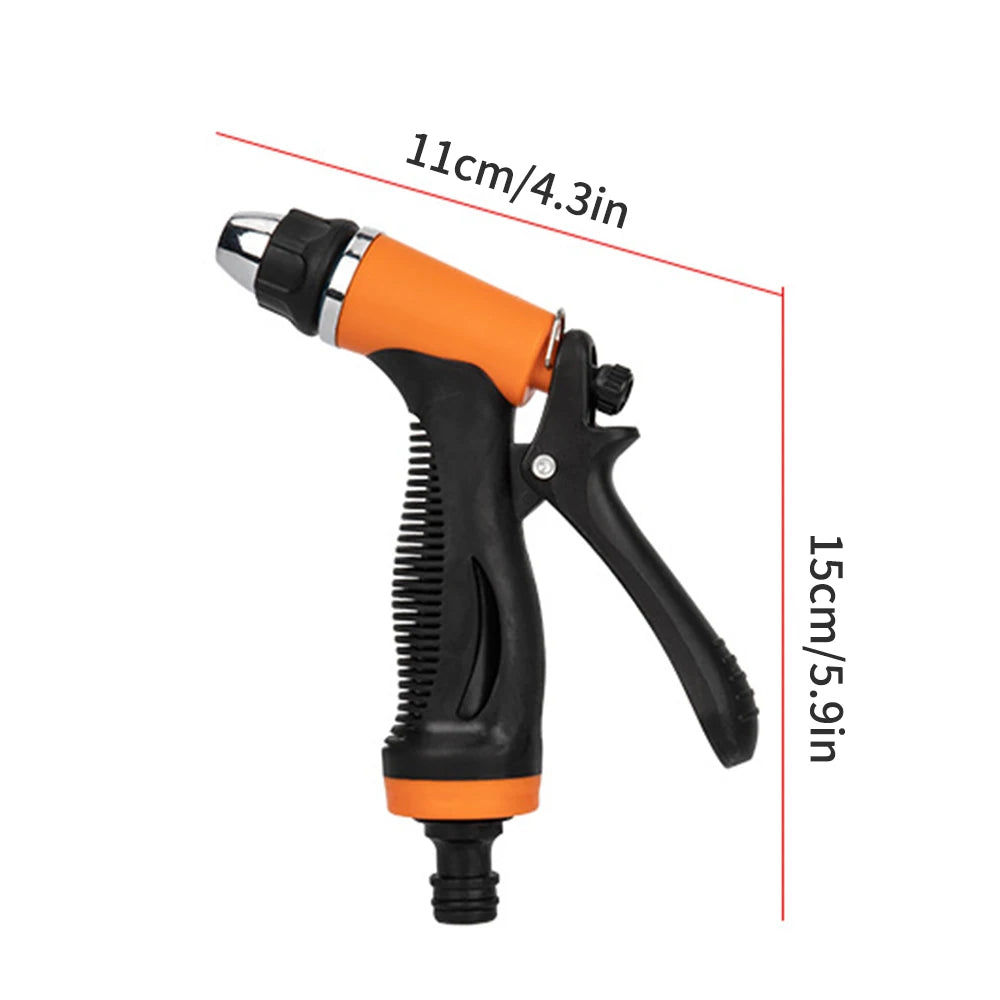 High-Pressure Car Wash Water Gun Car Wash Machine, Multi-Functional Garden Adjustable Water Spray Gun Qme