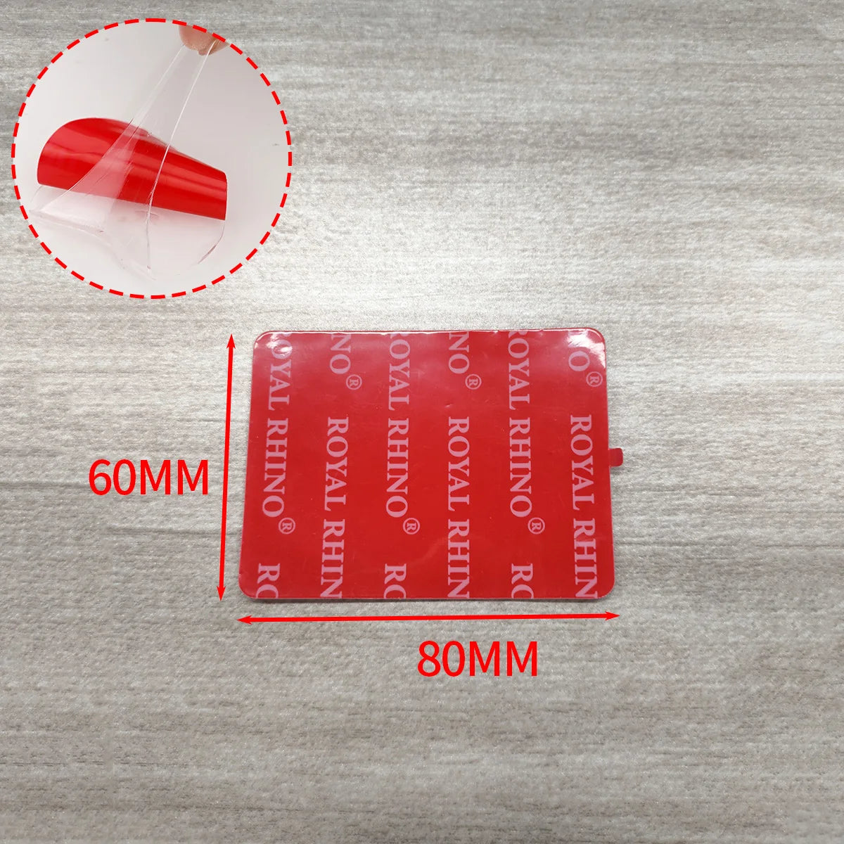Super Strong Double Sided Tape New Waterproof No Trace Self Adhesive Acrylic Patch Sticky For Home Car Office School Qme 60MMx80MM Quantity-20PCS