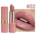 JUJU DREAM Nude Pink Rose Gold Shimmer Lipstick Metallic Glitter Qme 1 piece