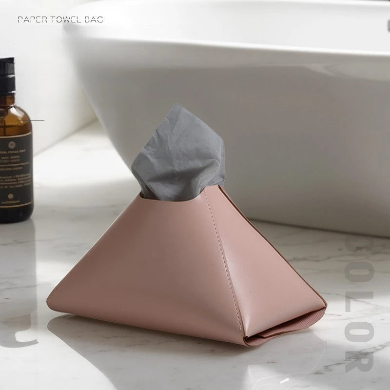 Tissue Bag Nordic Simple Box Convenient Pumping Paper Towels Leather Qme