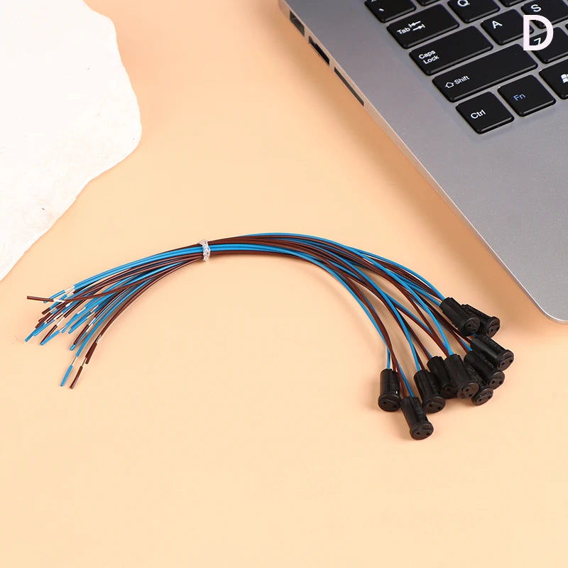 10pcs G4 Lamp Socket Wire Adapter With 10cm/20cm Wire G4 Lamp Holder For LED Crystal Heads Light Bulb Halogen Lamp Qme D