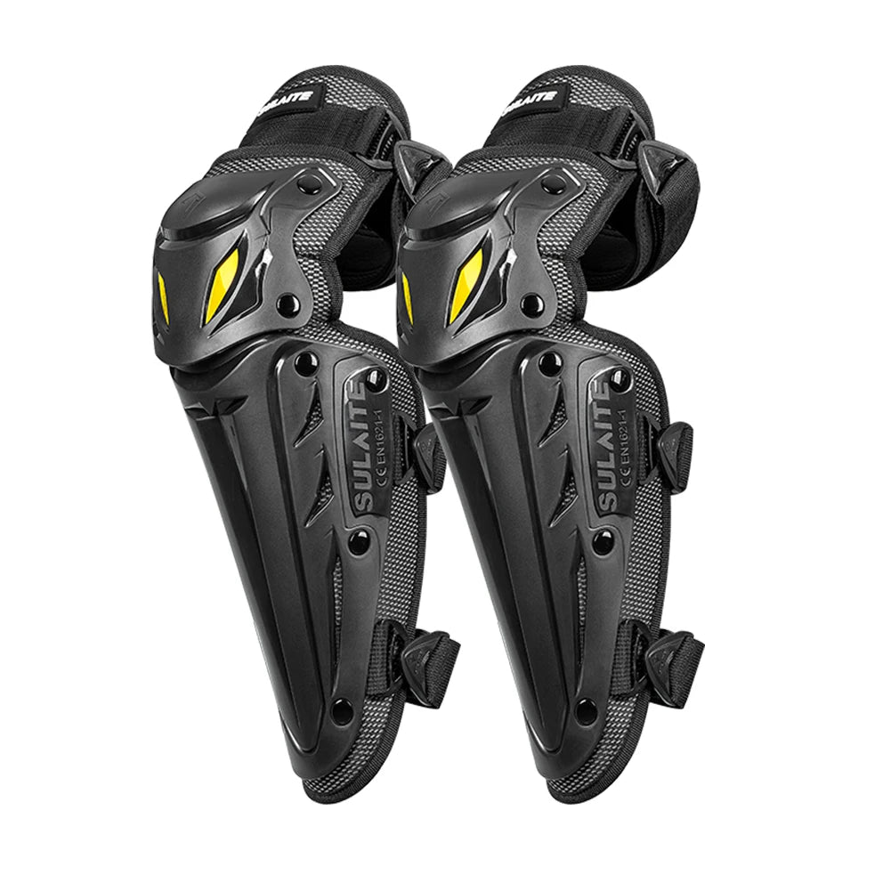 Racing Knee Pads Breathable Off-Road Knee Protector PP Motorbike Knee Guard Motorcycle Elbow Protector for MTB Riding Off-Road Qme Elbow Pad