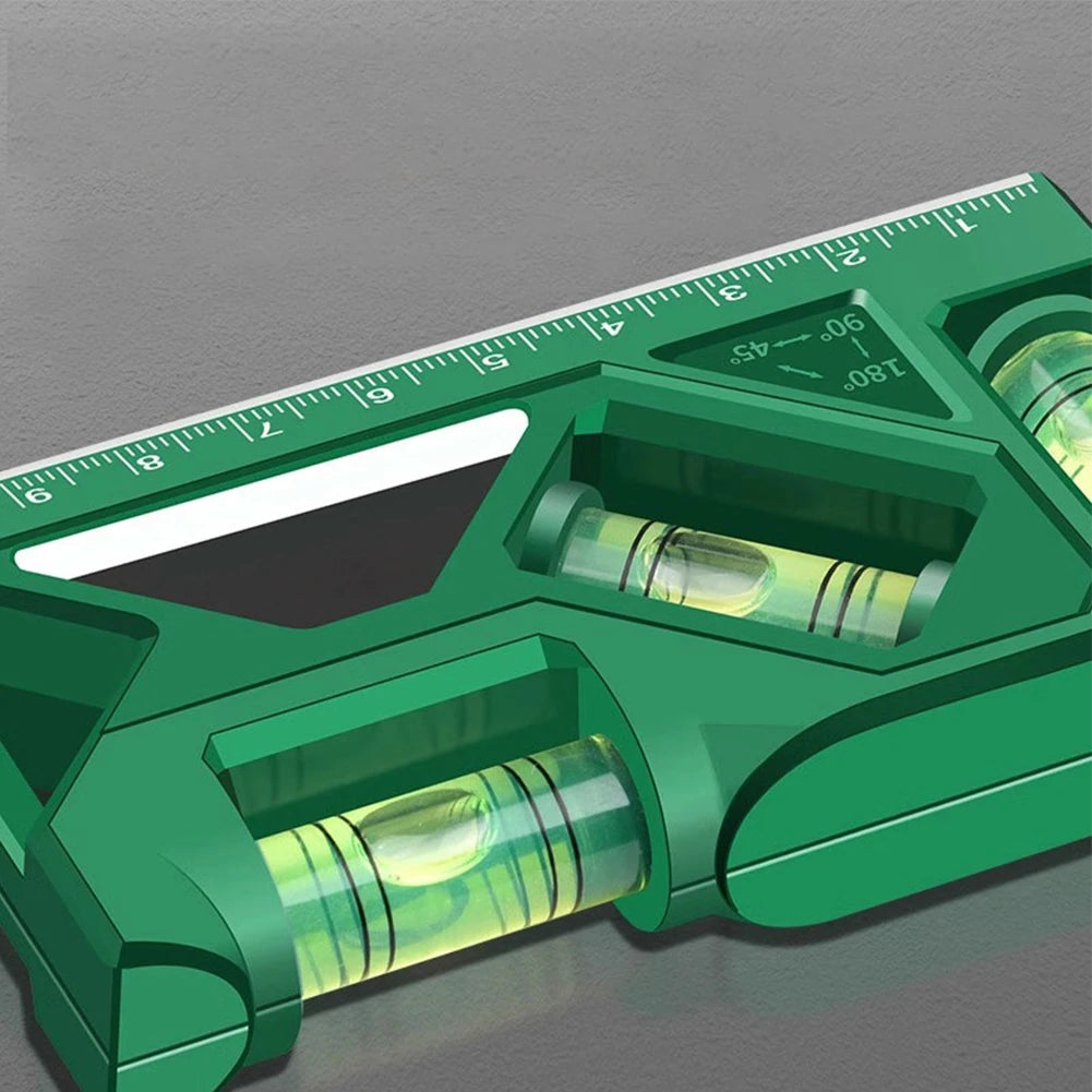 Portable Level Ruler Bubble Precision Magnetic Lever Angle Gauge Qme