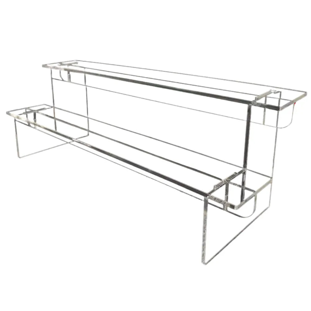 Display Rack Storage Rack Acrylic Transparent Ladder Hand Made Model Small Toys Staircase Figurines Display Stand Decoration Qme two floors