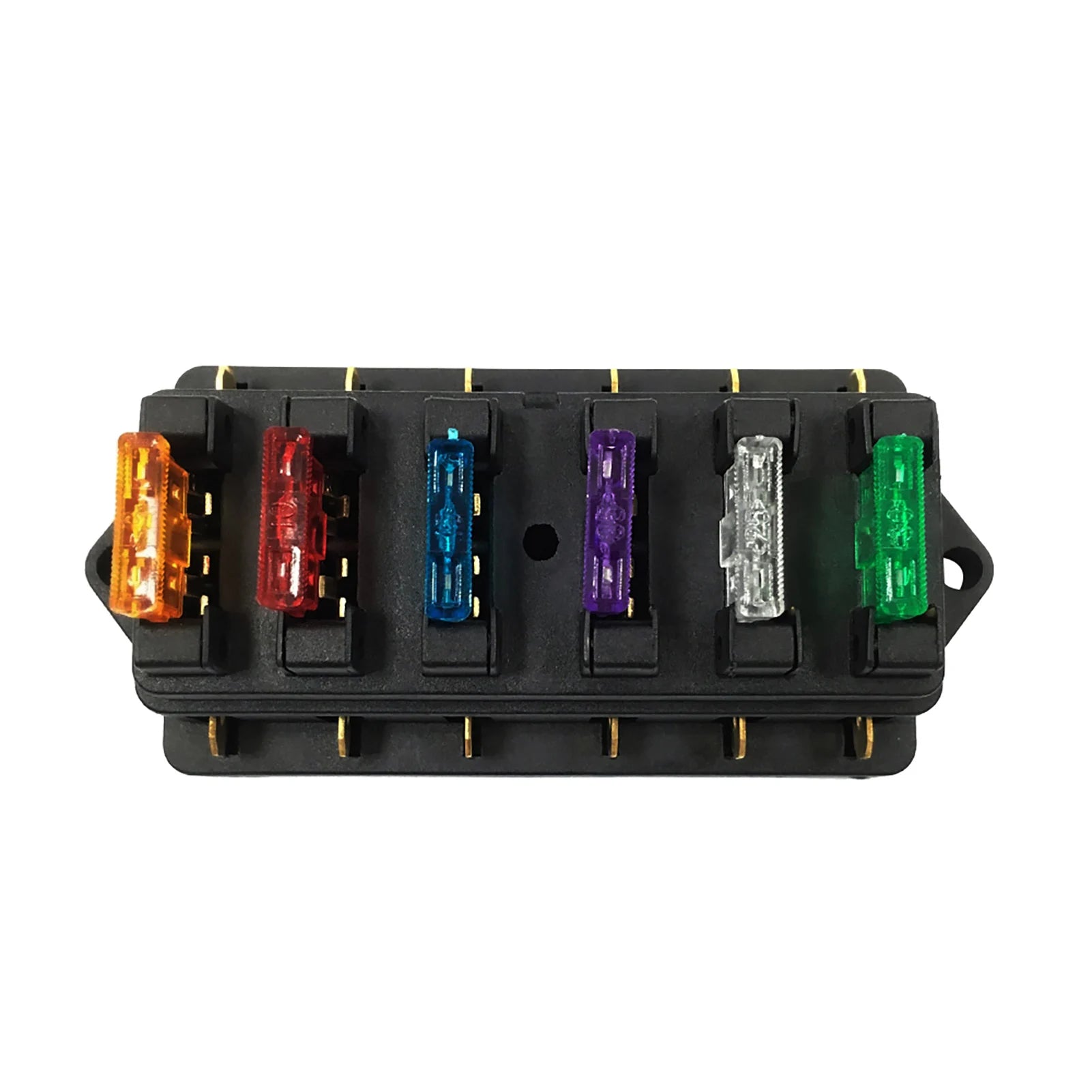 8 Way Box Holder Block with 8 Standard Fuses for Car Truck Boat Vehicle 12V/24V/32V Blade Blocks \u0026amp amp Holders Qme B