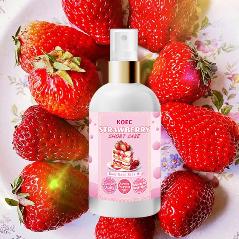 Strawberry Women's Perfume Clothing Spray Vitality Charm Coconut Body Qme