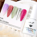 8ml Aqua Drop Sculpting Gel, No Wipe Water Beading 3D Nail Art Gel, UV LED Curable High Gloss Transparent Modeling Nail Gel Qme 8ml