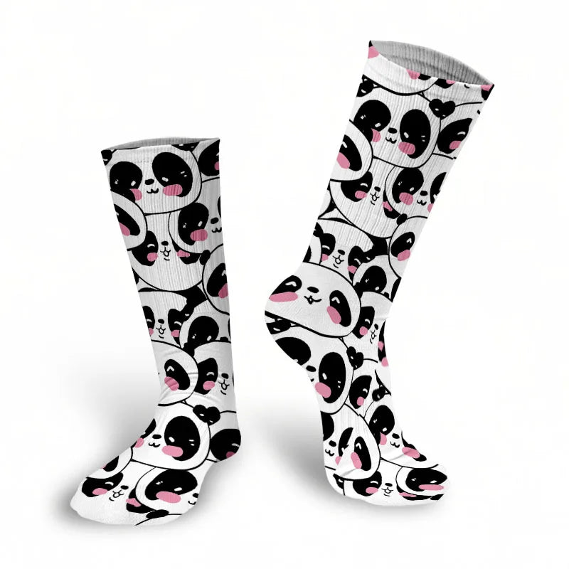 Cute Animal Women's Socks Unisex Crazy Hip-hop Fun Creative Design Qme