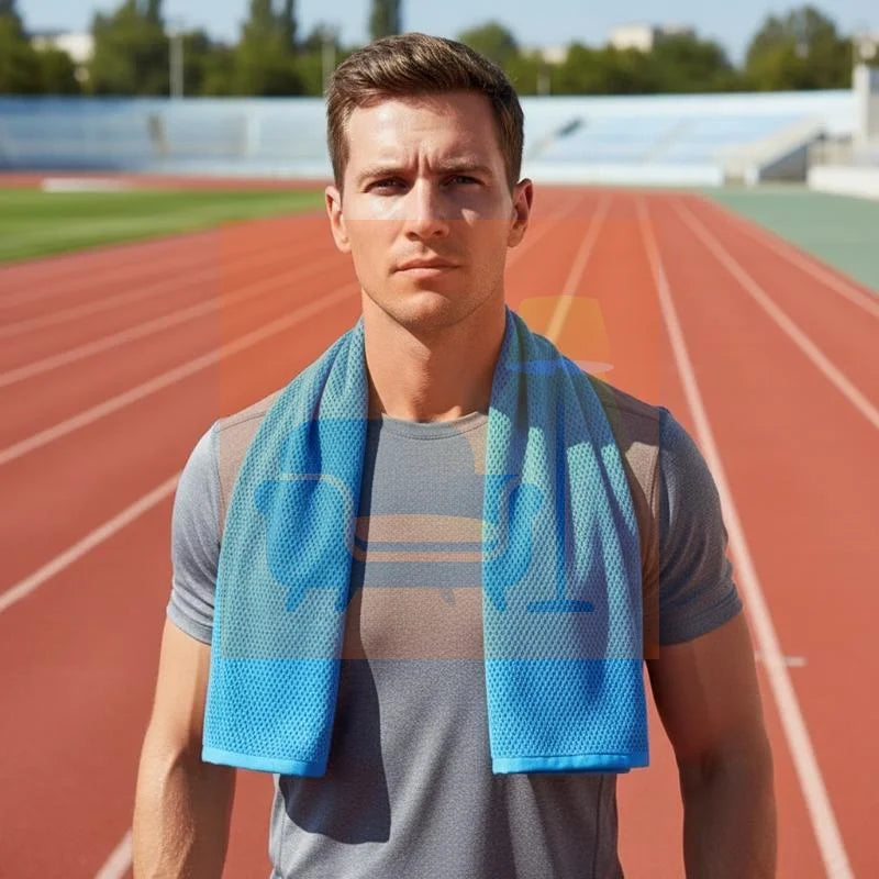 Breathable Cooling Towel Ultra Soft Microfiber Quick Drying Sunstroke Prevention Outdoor Sports Qme