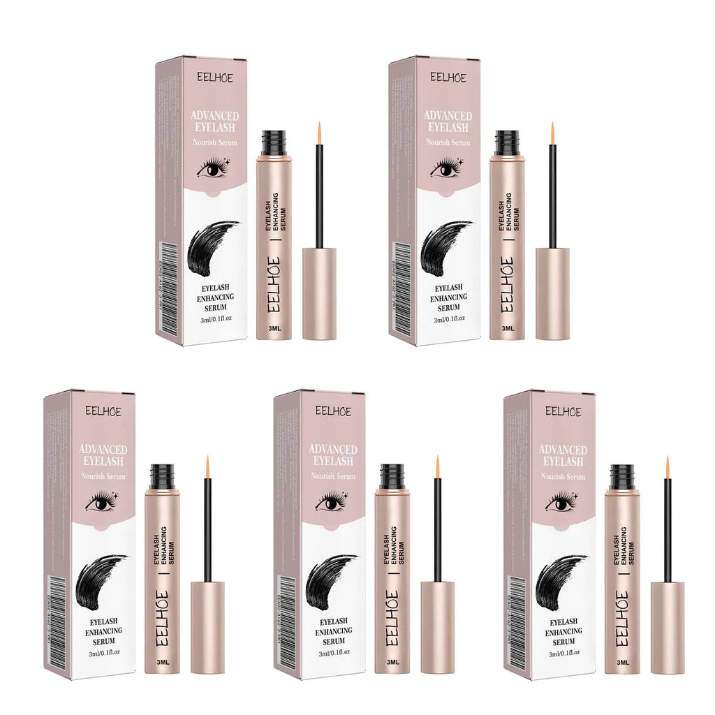 Eyelash Enhancer Serum Lifting Eyelashes Mascara Fuller Thicker Natural Lashes Longer Lengthening Nourishing Eyebrow Essence Qme 5pcs 3ml boxed