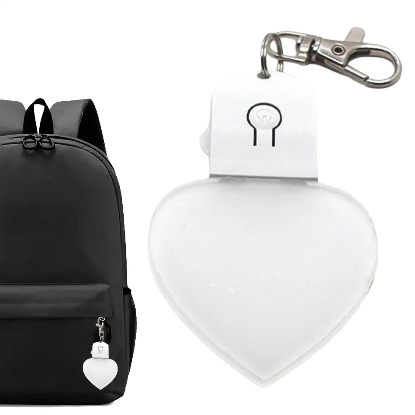 Light Up Heart for Bag Handbags Pendant Purse Must Haves Glow Heart Night Light Handbags LED Lamp for Women Wallets Qme