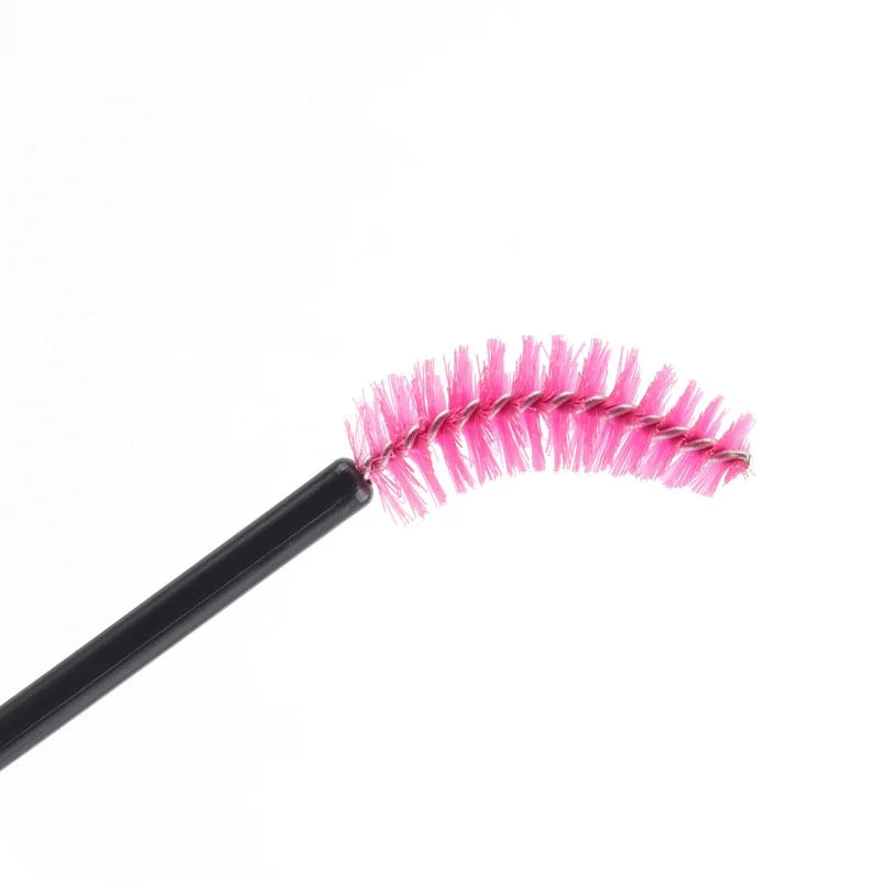 50/500pcs Disposable Eyebrow Eyelash Brushes Wands Eyelash Spoolies Applicator for Eyelash Extension Makeup Tool Wholesale Qme
