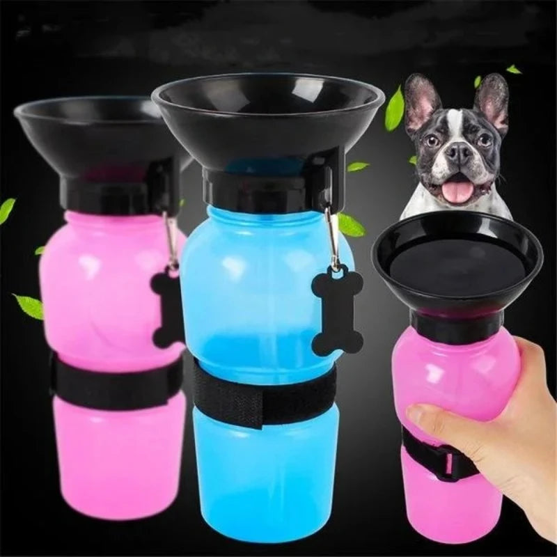 500ml Portable Pet Water Bottle For Dogs Cats Travel Drinking Cup Leakproof Outdoor Water Feeder Bowl Pet Supplies Qme