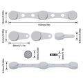 Air Fryer Magnets for Parchment Paper Air Fryer Parchment Paper Silicone Magnetic Buckle High-Temperature Resistant Airfryer Qme Gray