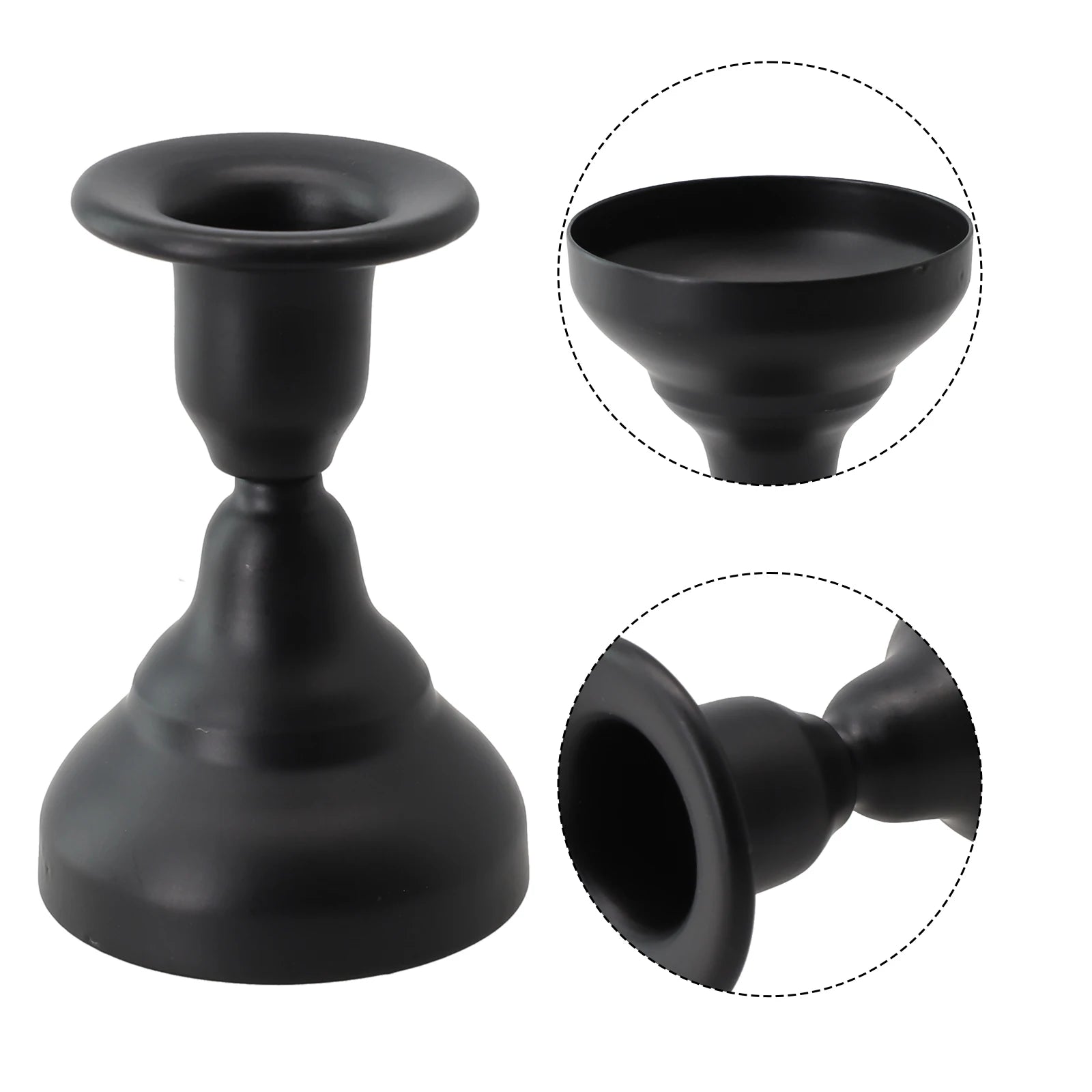 Vintage Metal Candle Holders Pillar Iron Art Candlestick For Wedding Party Decor Dining Room Living Room Candlesticks Parts Qme