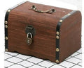 Treasure Chest With Lock Vintage Treasure Storage Box Piggy Bank Organizer Saving Box Case With Lock For Home Retro Decoration Qme 14.5x10x9.5cm