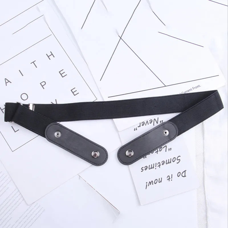 Buckle-free Elastic Invisible Belt Jeans Without Buckle Easy Belts Qme A3 60-95cm China Mainland