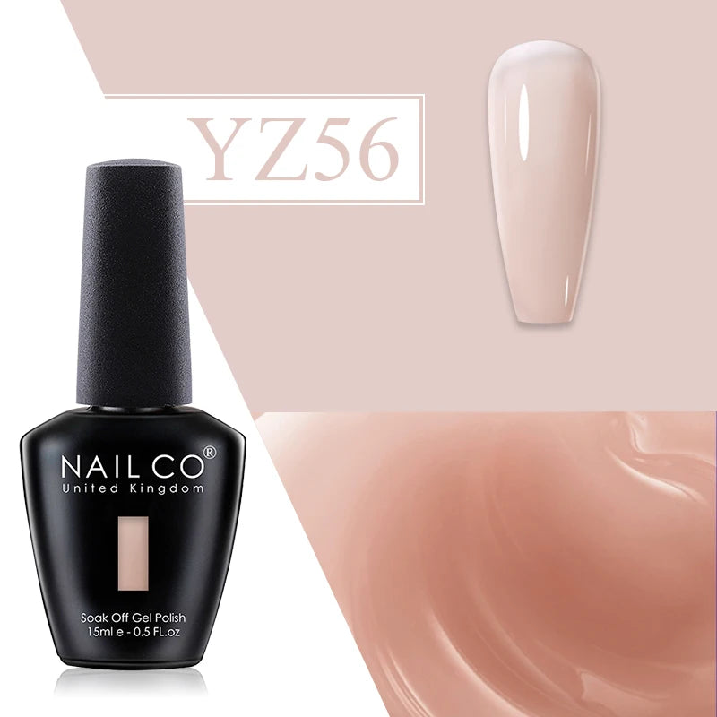 NAILCO Red Gel Nail Polish Wine Purple Semi Permanent Soak Off UV