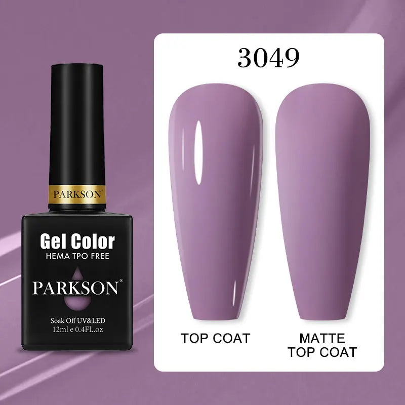 Parkson Colorful Nail Gel Polish Lacquer Soak Off UV LED Long Lasting