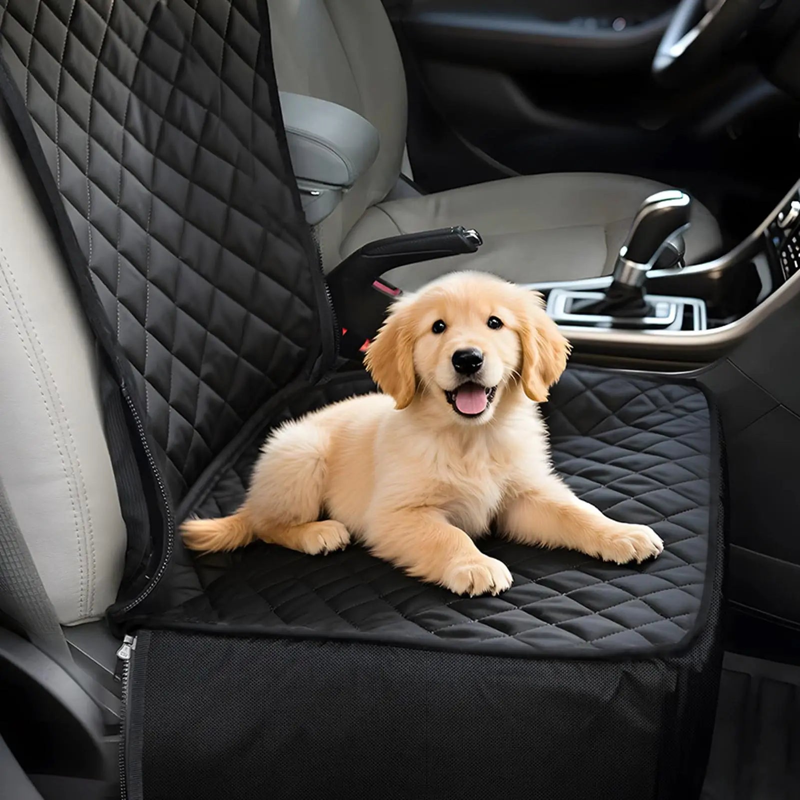 Large Waterproof Carseat For Dogs Booster Cushion Protector Carrier For Bed Barrier Backseat Truck Cat Puppy Suv Qme