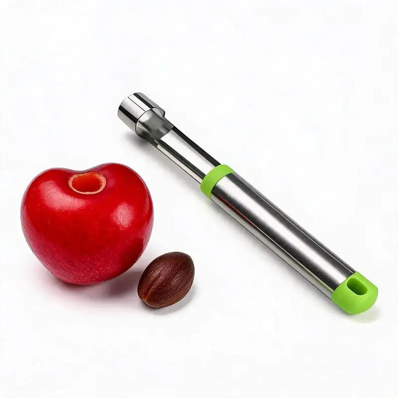 Stainless Steel Fruit Pitter Tool Melon Baller Corer Knife Baking Qme one size F