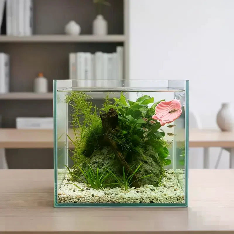 Colorful Shell Shaped Betta Feeding Dish Hiding House Breeding Nest With Strong Suction Cup Fish Tank Landscape Decoration Qme