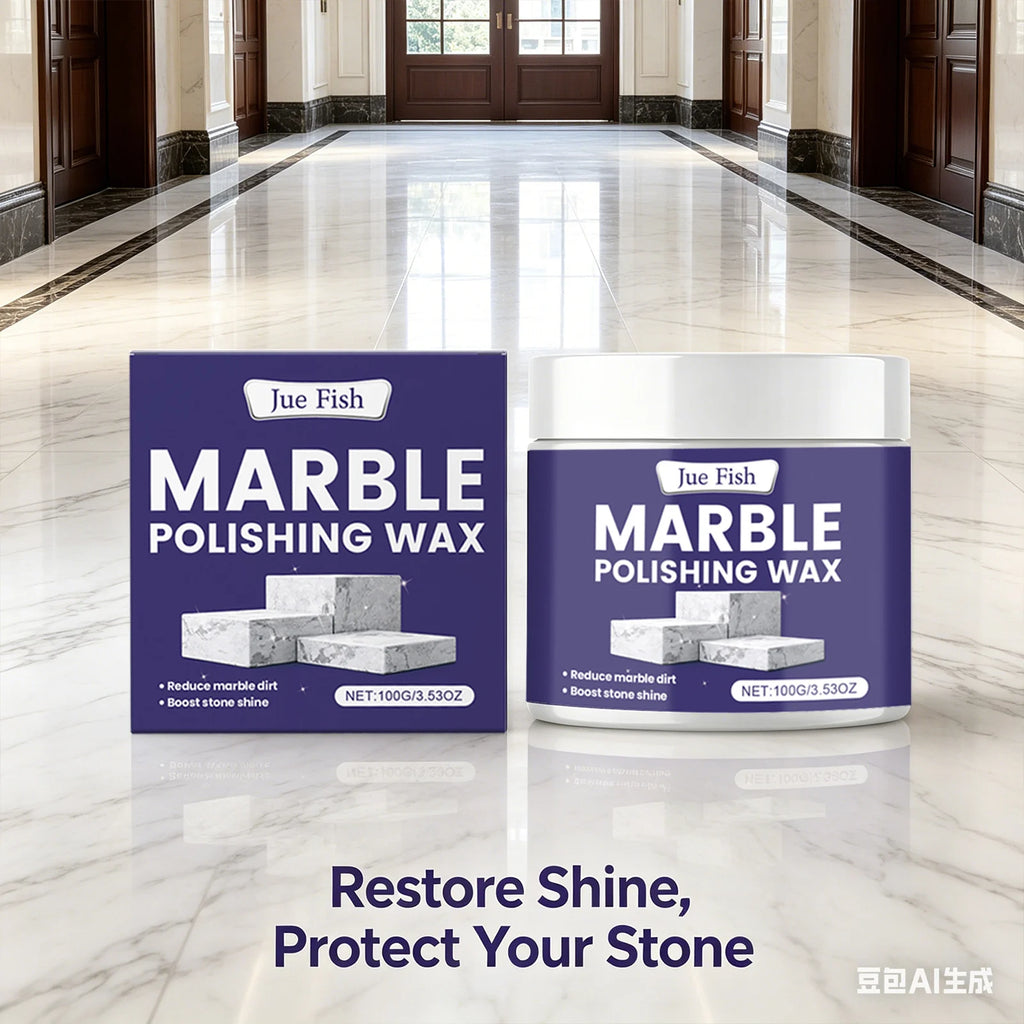 Marble Polishing Wax Cleaning Stains Reduce Dirt Buildup Enhance Surface Shine & Gloss Protection Marble Tile Daily Maintenance Qme