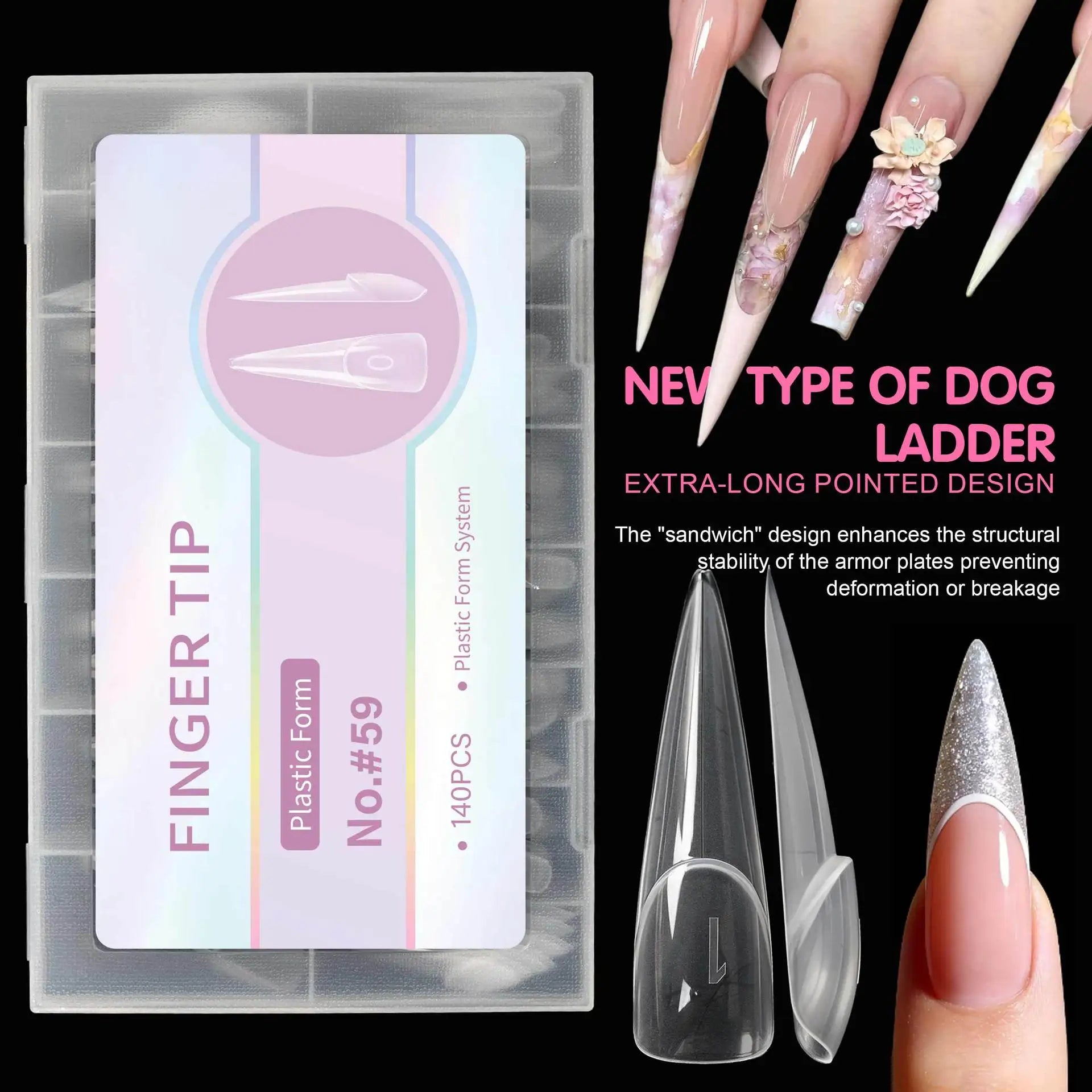 Ultimate Dual Form Fast Elegant French Nail Extensions Qme