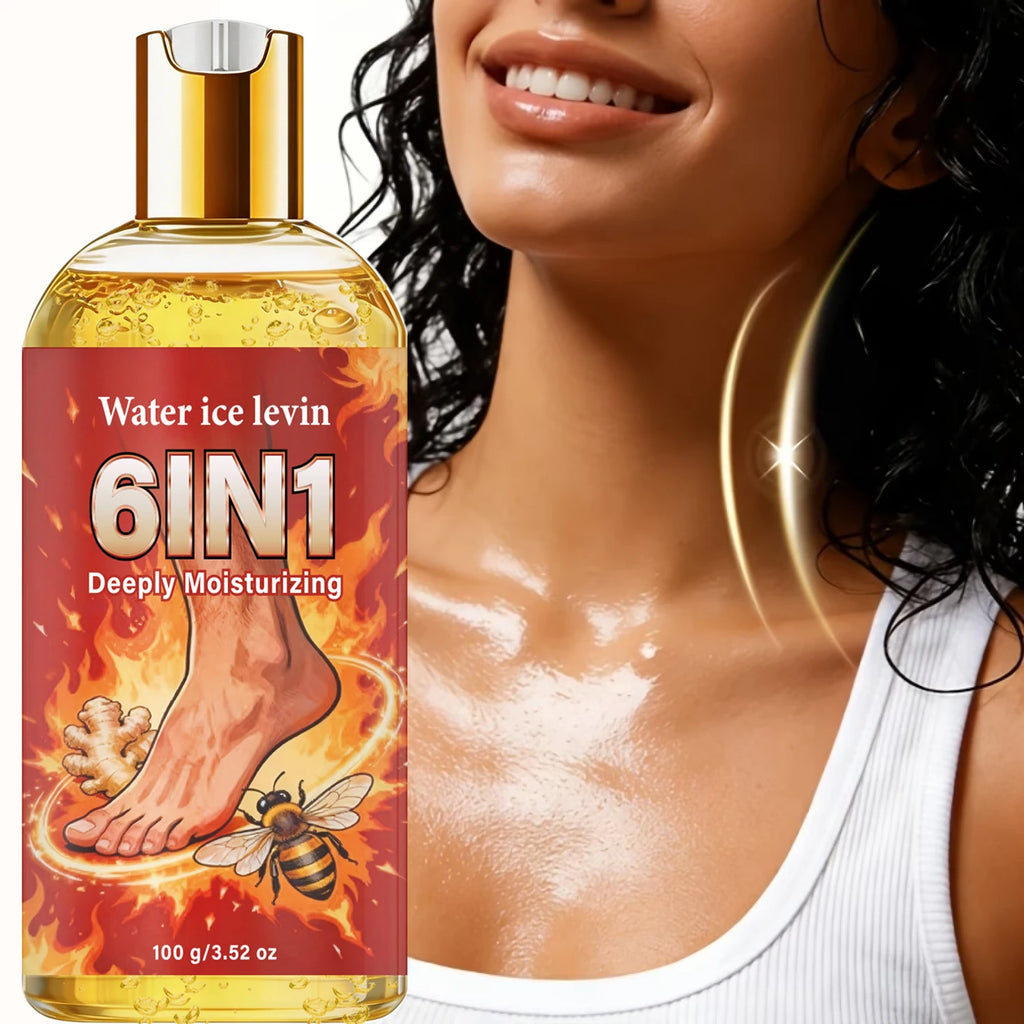 Collagen Infused 6-in-1 Body Care Oil, Gentle Hydrating & Firming Formula for Skin Qme