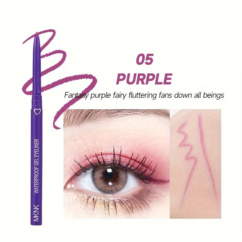Makeup Long-lasting Eyeliner Pencil Waterproof High Pigment Eyeshadow Eye Liner Pen Women Fashion Color Makeup Tools Qme 05