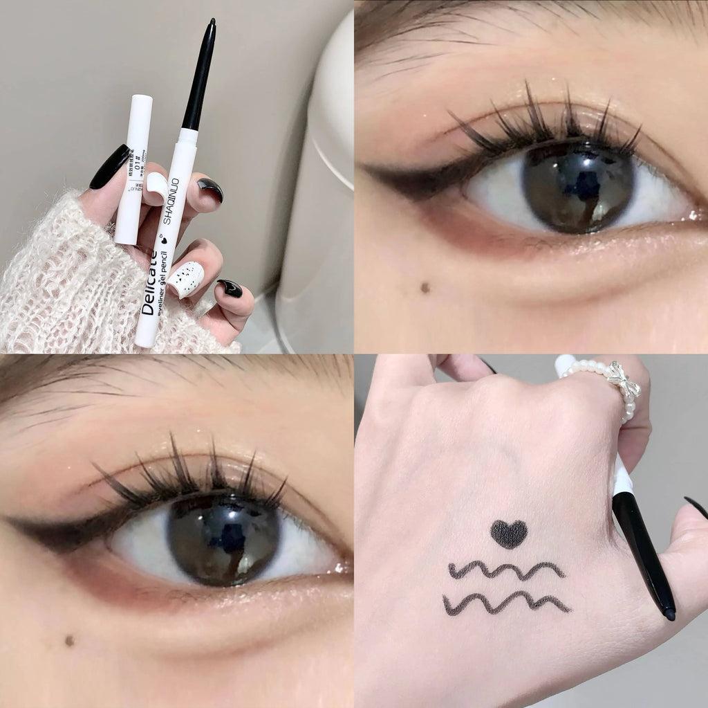 SHAQINUO Exquisite Eyeliner Gel Pen Waterproof Sweatproof Silkworm Qme S9010-1