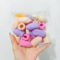 Mini Beauty Sponges Various Shapes Colors Makeup Mixed Sponge Tools Qme 10Pcs